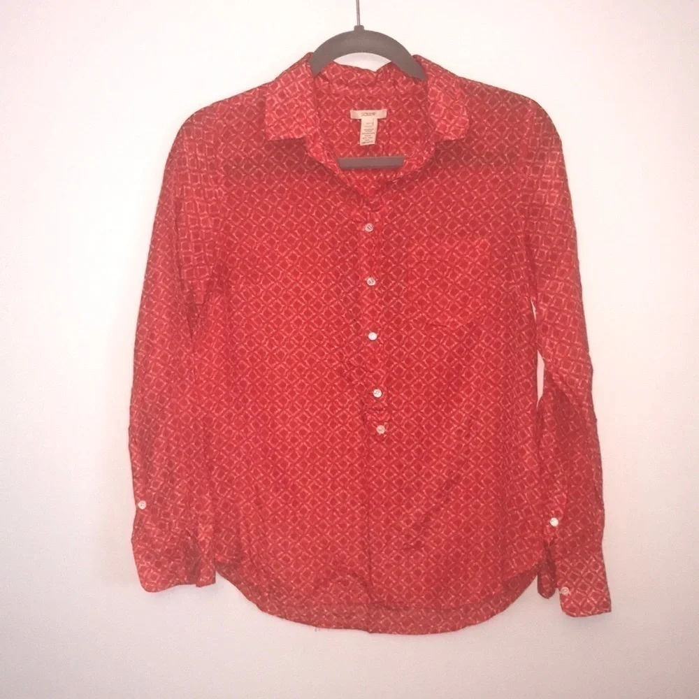 J. Crew 3/4 button down
